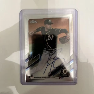 2021 Topps Chrome Baseball Daulton Jefferies Autograph #RA-DJ Rookie Card A’s RC - Picture 1 of 3