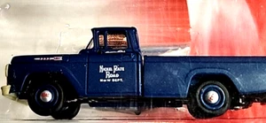 CMW 1960 FORD 1/2 TON P/U HY-LINE TRUCK RTR BUILT 1/87 MINI METALS NKP RR. BLUE - Picture 1 of 15