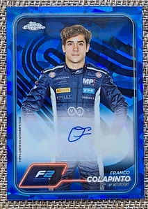 FRANCO COLAPINTO 2024 Topps Chrome Sapphire Formula 1 F1 F2 Auto #CAC-COL - Picture 1 of 2