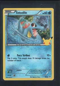 Totodile 18/25 Holo Pokémon Card 25th Anniversary - Bild 1 von 3