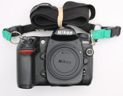Nikon D200 10.2MP Digital SLR Camera body – Tested & Working - Image 1 of 4