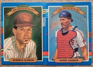 1990 Donruss Diamond Kings Sandy & Roberto Alomar - Picture 1 of 6