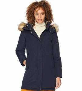 $520 NWT VINCE CAMUTO WOMEN'S NAVY THIGH LENGTH HEAVY WEIGHT DOWN JACKET SIZE XL - Picture 1 of 4