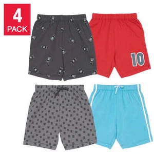 Pekkle Kids 4-pack Boys Shorts Theme Cars Size 4T-5 - Picture 1 of 5