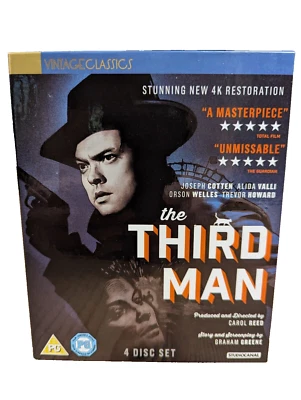 The Third Man Blu-ray - 4 Disc Collector’s Edition - StudioCanal OOP RARE - Image 1 of 4