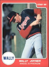 1986 Star Joyner Red #NNO Wally Joyner Angels  C17996 