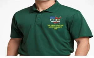 GREAT STATE OF SOUTH CAROLINA PORT AMERICANA*EMBROIDEREDPOLO SHIRT/SWEAT/JACKET. - Picture 1 of 11