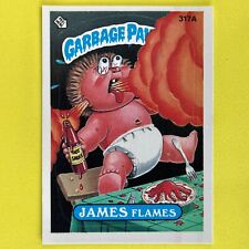 1987 Garbage Pail Kids James Flames 317A Series 8 Vintage OS8 Sticker Comic**