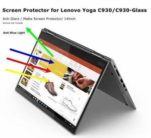 Hoyumi Screen Protector For Lenovo Yoga C930 Anti Glare& Anti Blue 13.9 Inch   - Picture 1 of 7