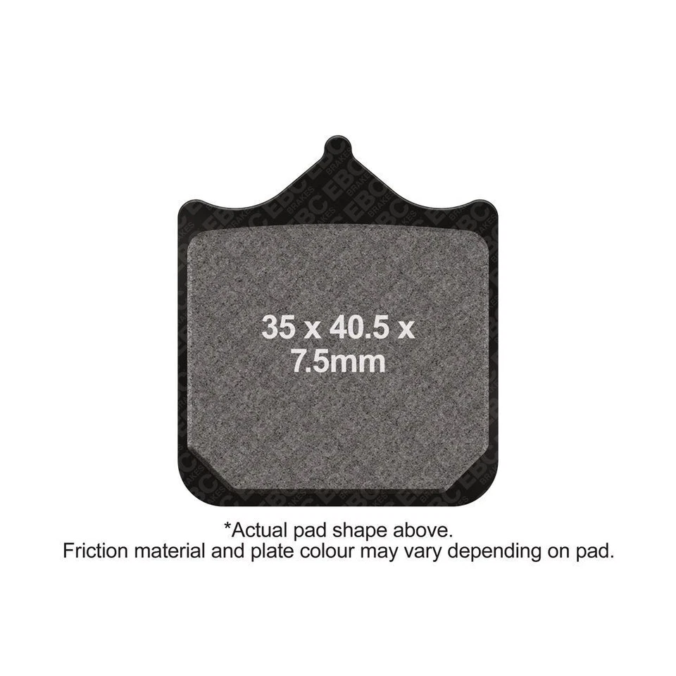Pastilla de freno delantera izquierda EBC HH Ducati Monster S4RS 998cc radial 4 pastillas pinza 2006 Foto 1 de 1