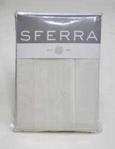 Sferra Capri 3000 King Duvet Cover Ivory 100% Cotton Sateen Made Italy - Picture 1 of 5