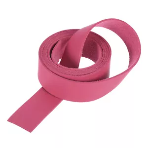 Leather Straps Strip Belt 2cm(0.8" Width) Leather Strips Bright Pink - Picture 1 of 7