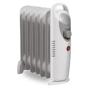 Daewoo Mini Oil Filled Radiator Heater With Thermostat Control & Portable 800W - Picture 1 of 8