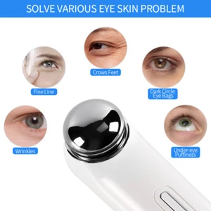 Electric EMS Ion Eye Face Massager Lift Tightening Vibration Pen Beauty Device - Picture 1 of 11