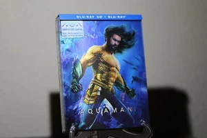 Aquaman Manta Lab Double Lenti SteelBook | 3D + 2D Blu-ray | Brand New / Sealed - Bild 1 von 6
