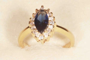 Bague en Plaqué Or et Pierres 040011 - Bild 1 von 1