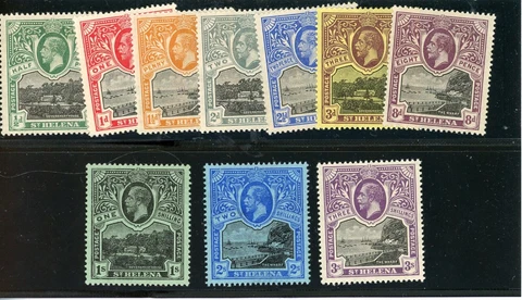 ST. HELENA--Complete Set Scott #61,-#70 Cover