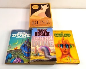 4 x Frank Herbert DUNE 50th Ann HERETICS of DUNE Santaroga Barrier DUNE MESSIAH - Bild 1 von 13