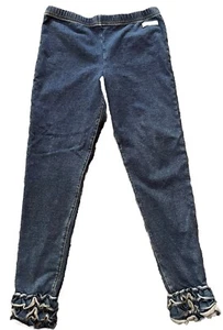 Matilda Jane size 10 Let's Get Together Girls Ruffle Jeans - Picture 1 of 3