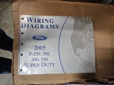 Ford F-250 2005 F-350 F-450 F-550 Super Duty diagramas de cableado manual de servicio taller Foto 1 de 2