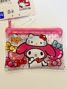 Sanrio Flat Pouch Zipper Bag Hello Kitty 50th Anniversary MY MELODY - Picture 1 of 2