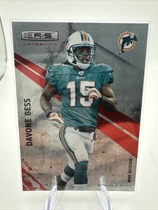 2010 Rookies & Stars Davone Bess Longevity /100 Dolphins #78 - Picture 1 of 3