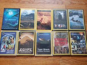 National Geographic (10) DVD Lot - Mostly NEW - SEALED - Picture 1 of 4