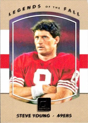 2017 Donruss #3 Steve Young Legends of the Fall - Image 1 of 2