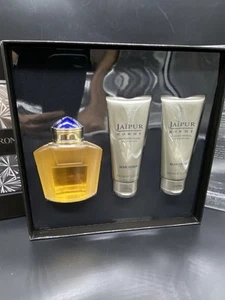 BOUCHERON JAIPUR HOMME 3 PIECE GIFT SET EAU DE PARFUM SPRAY 100ML NIB-BN004C08 - Picture 1 of 7