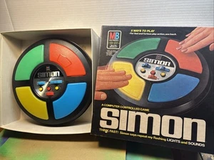 1979 SIMON COMPUTER GAME IN BOX WORKING MILTON BRADLEY Fun Old Game - Picture 1 of 12