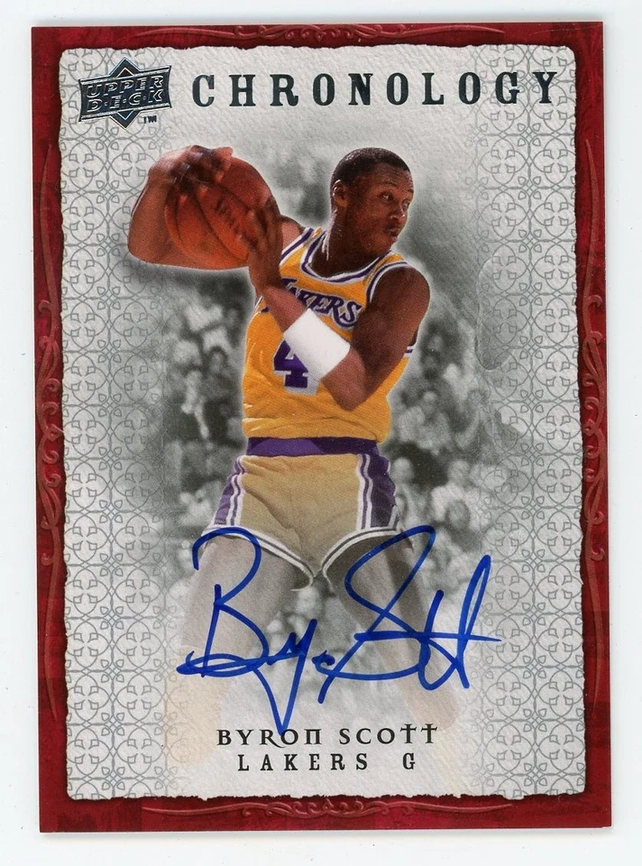 2007-08 Upper Deck Chronology BYRON SCOTT Los Angeles Lakers SP AUTO MINT! - Image 1 of 1