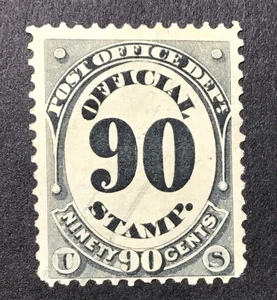 US 1873 VF Used Sc#O56. 90c Cv$25. (ED) - Picture 1 of 2