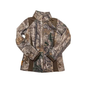 Realtree SHE Outdoor Camouflage Full Zip Fleece Jacket Unlined Women's Size S - Picture 1 of 7