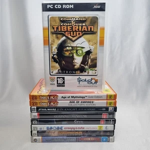 9x Retro PC Games Bundle Lot: Warhammer, Command & Conquer, RTS Titles Rare - Picture 1 of 23