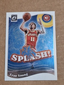 2023 TRAE YOUNG DONRUSS OPTIC NBA SPLASH CARD #1 ATLANTA HAWKS OKLAHOMA SOONERS - Picture 1 of 2