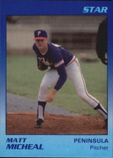 1989 Peninsula Pilots Star #15 Matt Michael UER