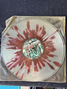 WHITE ZOMBIE ASTRO CREEP:2000 Limited Red Splatter Marbled Picture Disk Rare - Picture 1 of 2