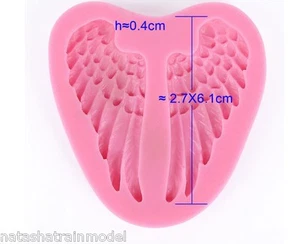 Stampo in silicone ali per angelo o bambino wings shape - Imagen 1 de 1