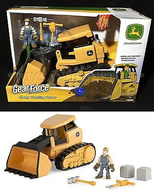 NEW John Deere HEAVY HAULING DOZER Bulldozer GEAR FORCE Working Lights & Sounds - Image 1 of 4