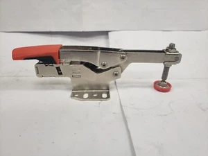 Bessey STC-HH70 Horizontal Auto-Adjust Toggle Nickel Plated Clamp Silver - Picture 1 of 10