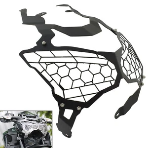 Headlight Grille Guard Shield Cover Protection Black For KAWASAKI Z900 2017-2019 - Picture 1 of 9