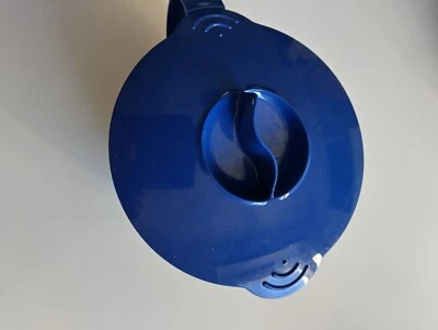 Tupperware Microplus Microcook 1 L Kanne Tupperwave 200 Mikrokanne blau gebrauc - Bild 1 von 4