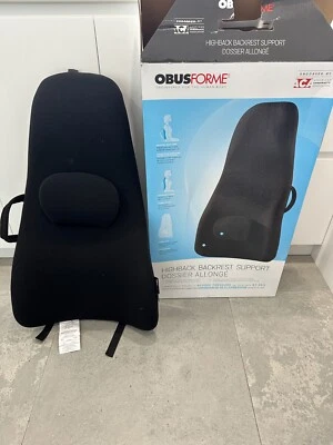 Cojín de soporte de respaldo alto Obusforme, nuevo en caja Foto 1 de 3