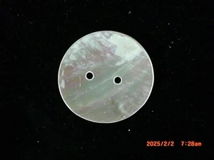 Abalone Shell 2 Hole Drilled 1 1/2 " Discs - Picture 1 of 1