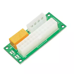 Tarjeta extensora de arranque de sincronización de fuente de alimentación doble ATX 24 pines a Molex stock de EE. UU. - Imagen 1 de 4