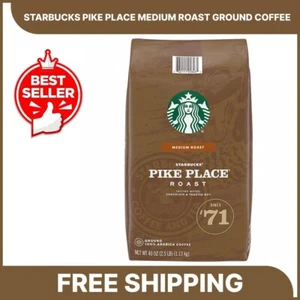 Starbucks Pike Place Medium Roast Ground Coffee, 40 oz Free Fast Shipping - Picture 1 of 2