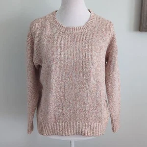 LOFT Rundhals Pullover meliert rosa fleckig Gr. Medium SCHÖN - Bild 1 von 11