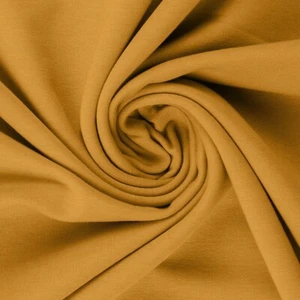 Sweat, Swafing, Maike, *Öko-Tex Standard 100*, uni, goldgelb, 150 cm - Bild 1 von 4