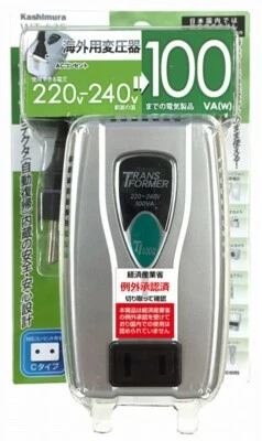 KASHIMURA WT-53E Voltage Transformer from 220V-240V to 100V/100W for Japanese CE - Image 1 of 4