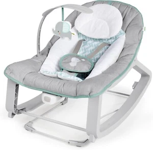 Keep Cozy 3 in 1 Grow with Me Vibrating Baby Bouncer Seat Infant to Toddler - Picture 1 of 13
